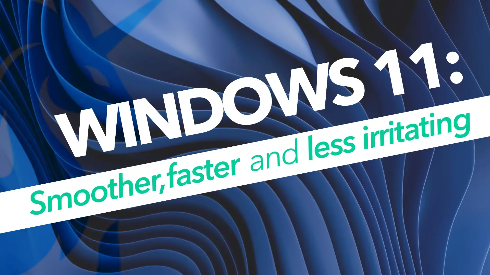 A Windows 11 update that is not about AI (!?)