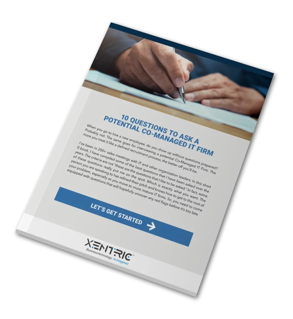 10 Questions To Ask a Potential Co-Managed IT Firm