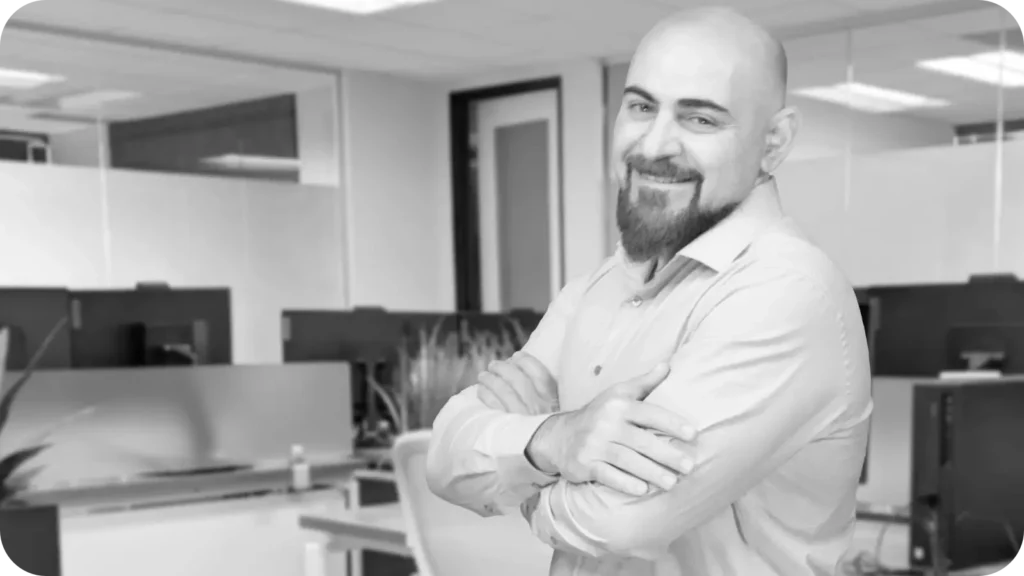 Xentric Solutions co-founder assessing a client environment