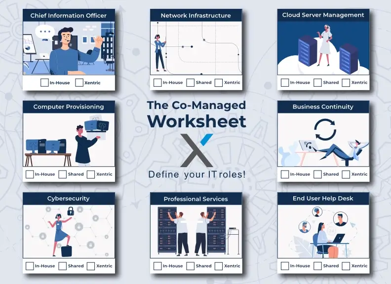 Co-managed IT responsibilities worksheet