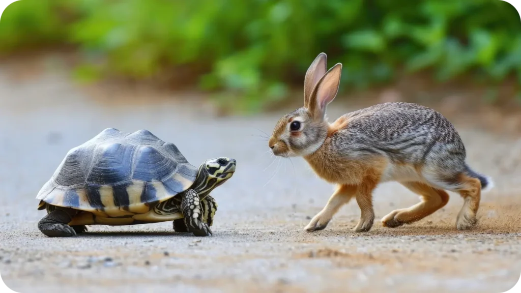 Slow and steady wins the race