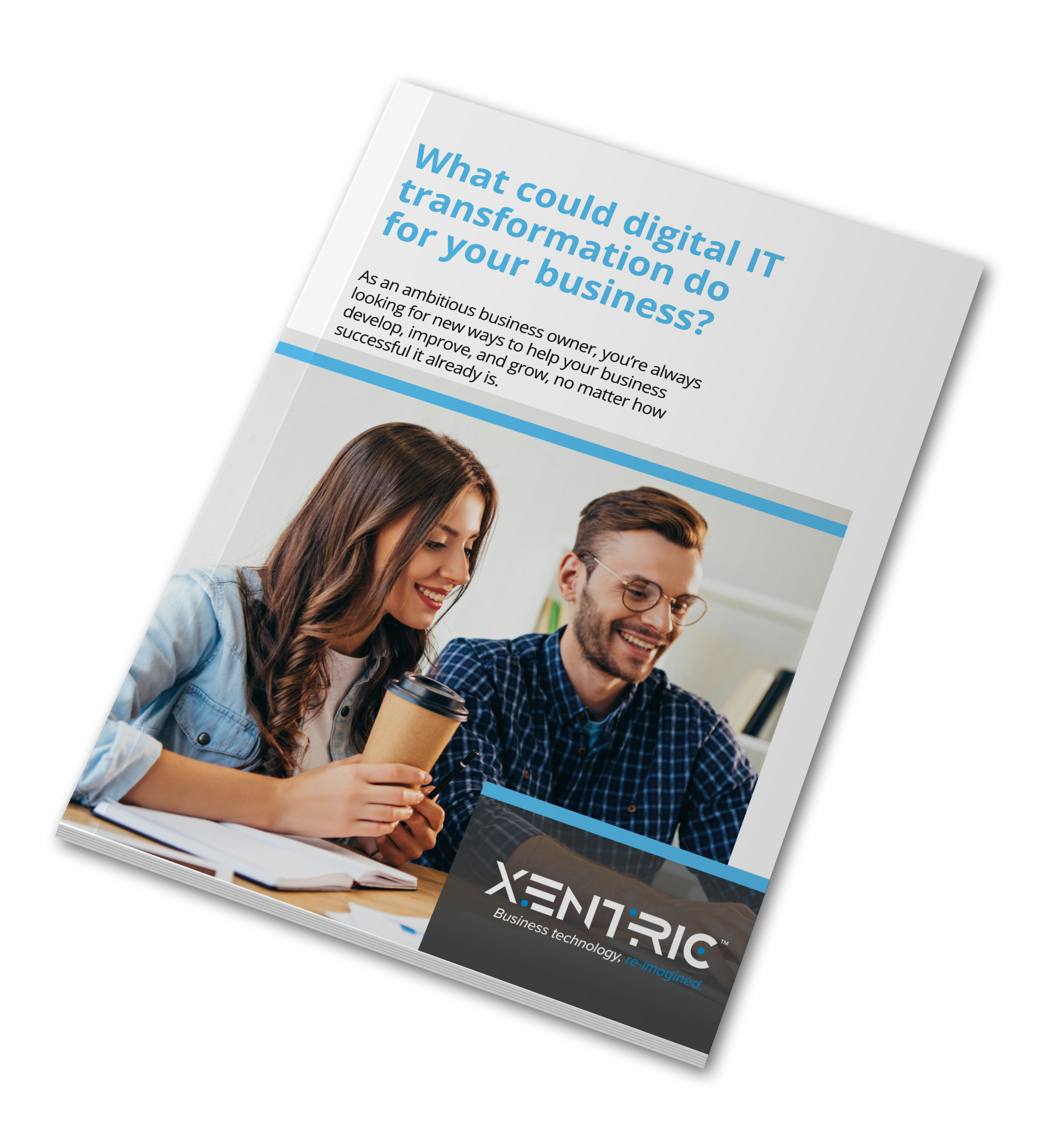 Digital IT Transformation 3D Book