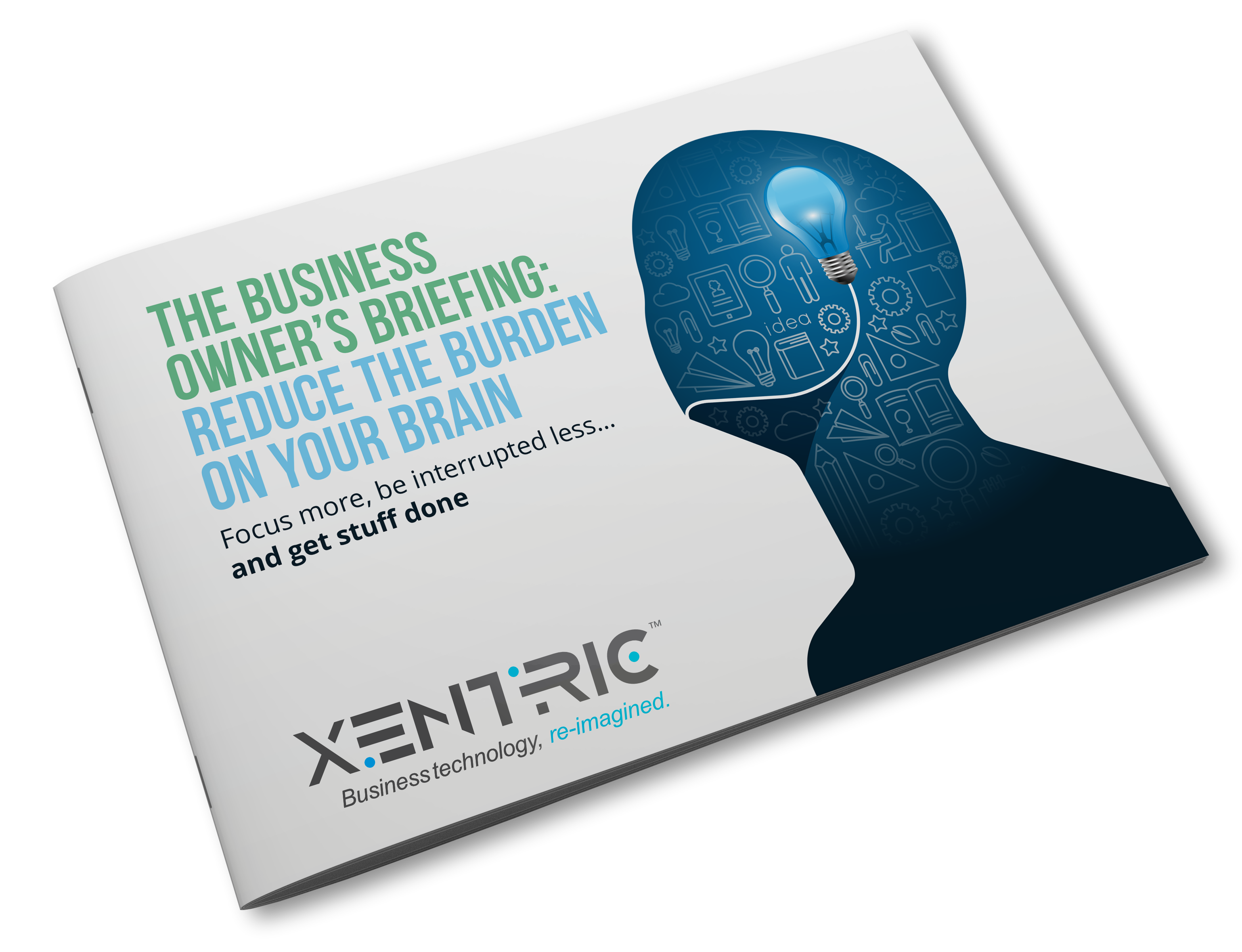 Reduce the burden on your brain 3D book