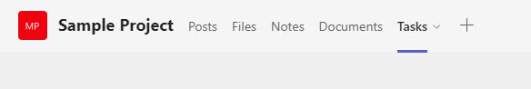 Teams Tab Bar