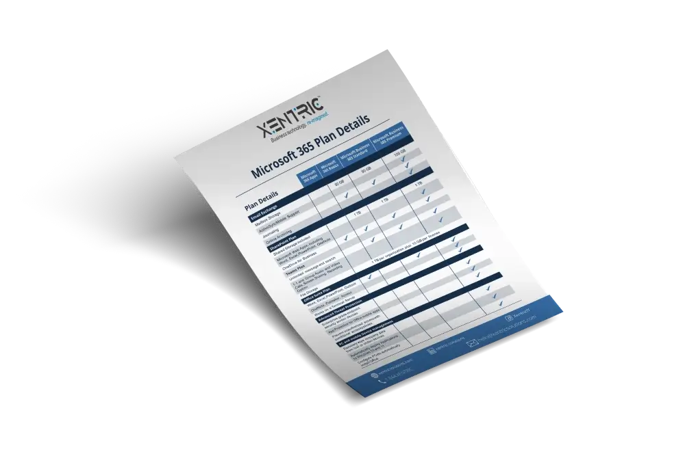 M365 Comparison Download