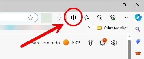 Edge Split Screen