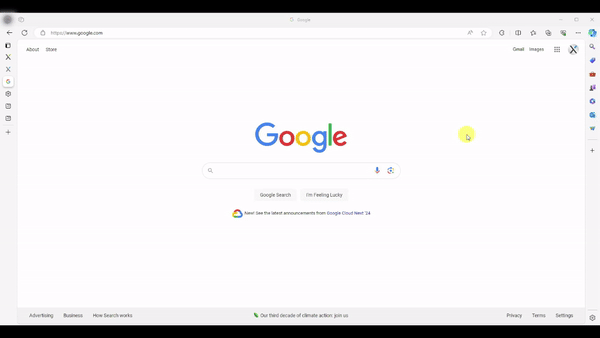 Edge Split Screen