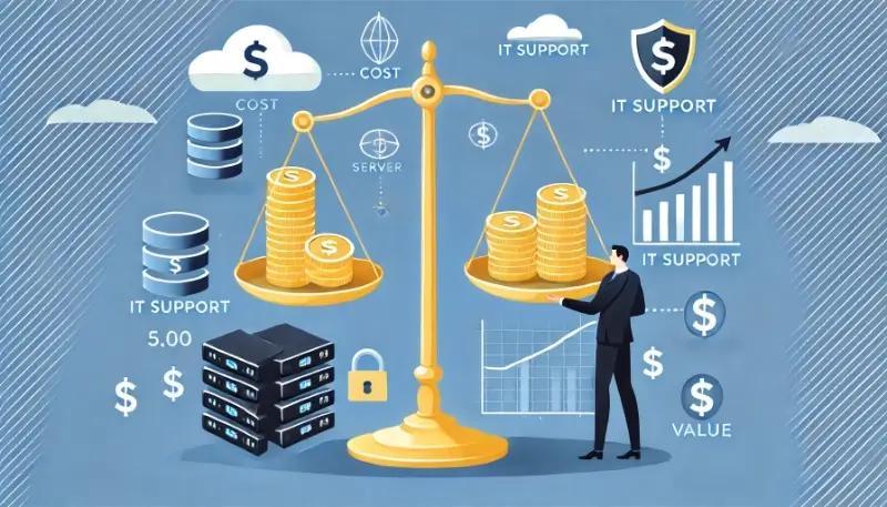 Cost considerations of IT support services