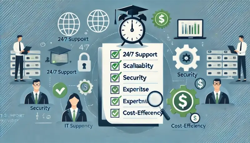 Key features to look for in an IT support service provider